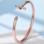 Sterling Silver High Jewelry Gold Pick-shaped Bracelet